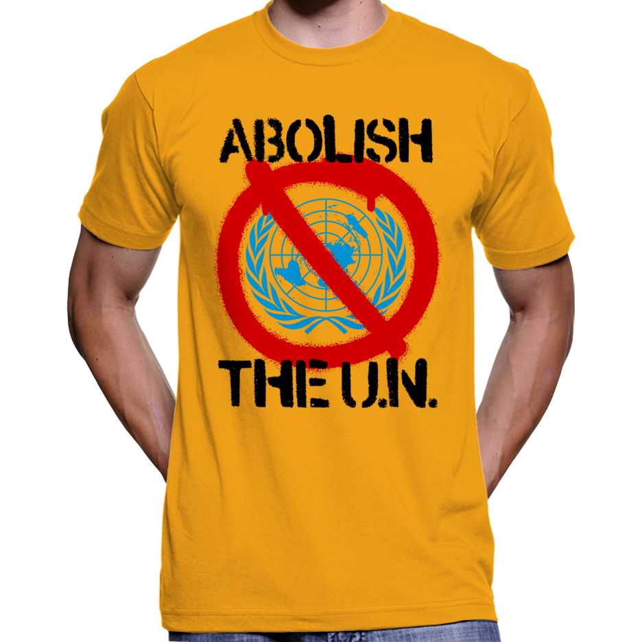 Abolish The United Nations T-Shirt Wide Awake Clothing