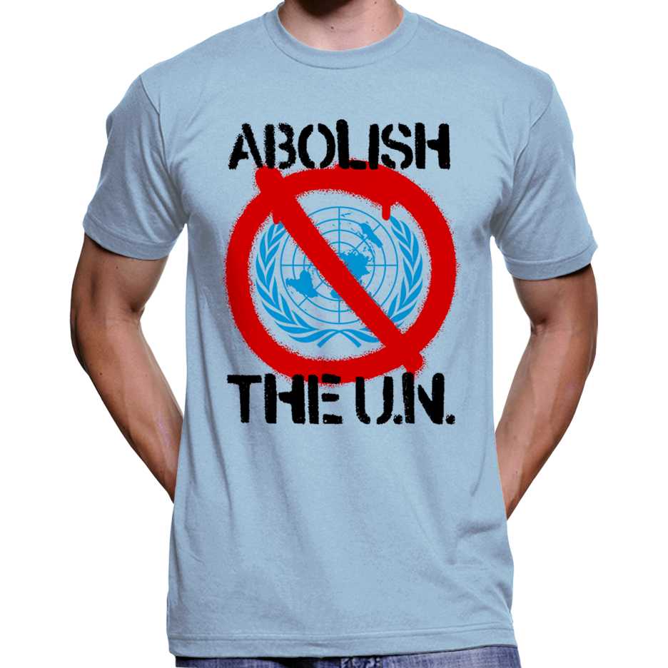 Abolish The United Nations T-Shirt Wide Awake Clothing