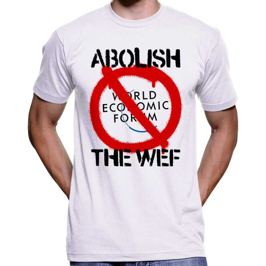 Abolish The World Economic Forum T-Shirt Wide Awake Clothing