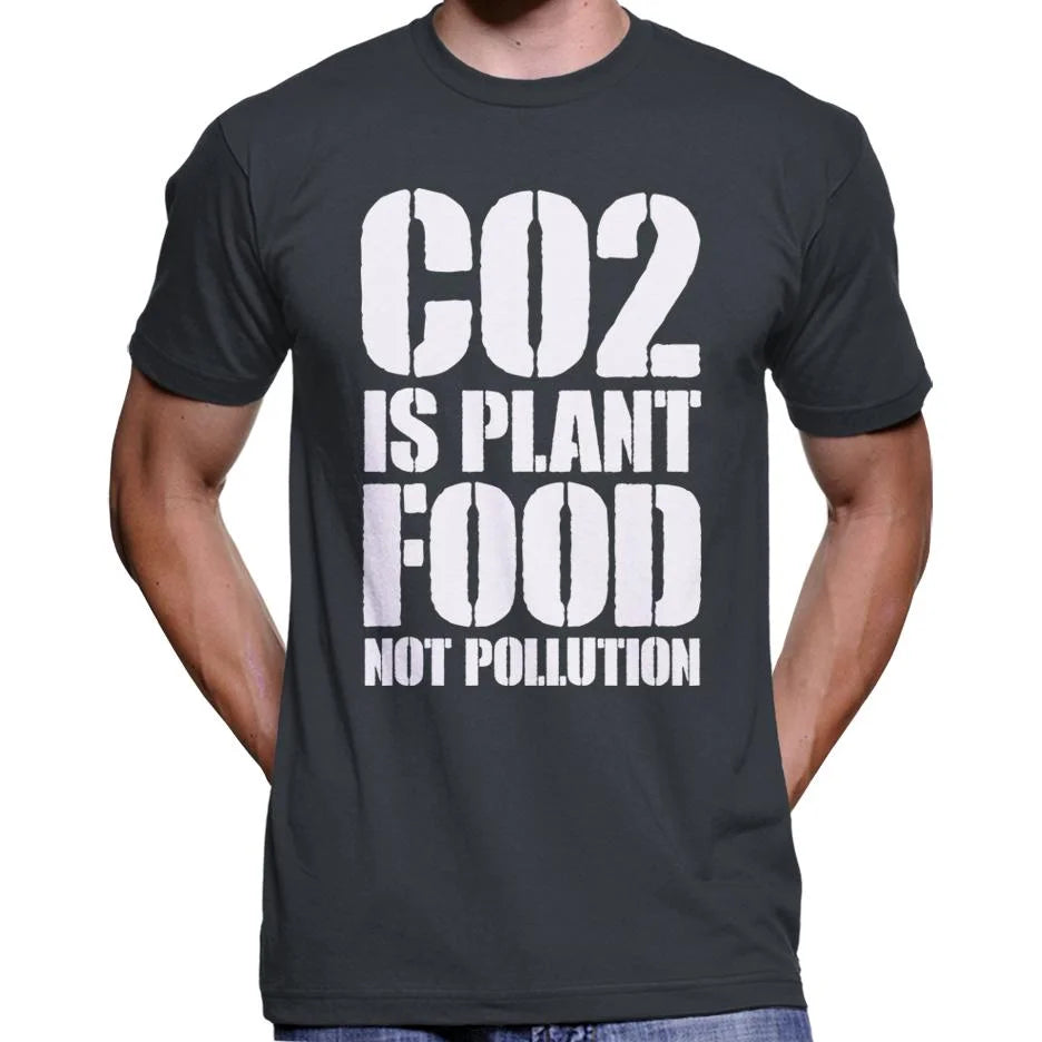 CO2 Is Plant Food, Not Pollution T-Shirt Wide Awake Clothing