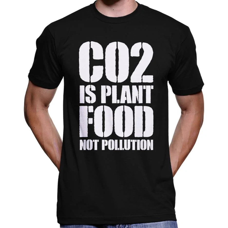 CO2 Is Plant Food, Not Pollution T-Shirt Wide Awake Clothing