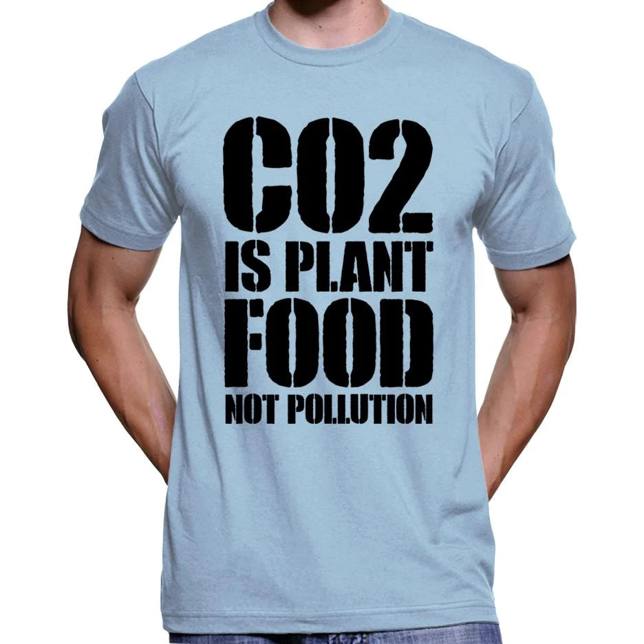 CO2 Is Plant Food, Not Pollution T-Shirt Wide Awake Clothing