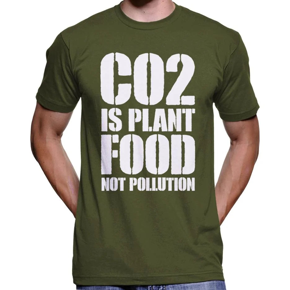 CO2 Is Plant Food, Not Pollution T-Shirt Wide Awake Clothing