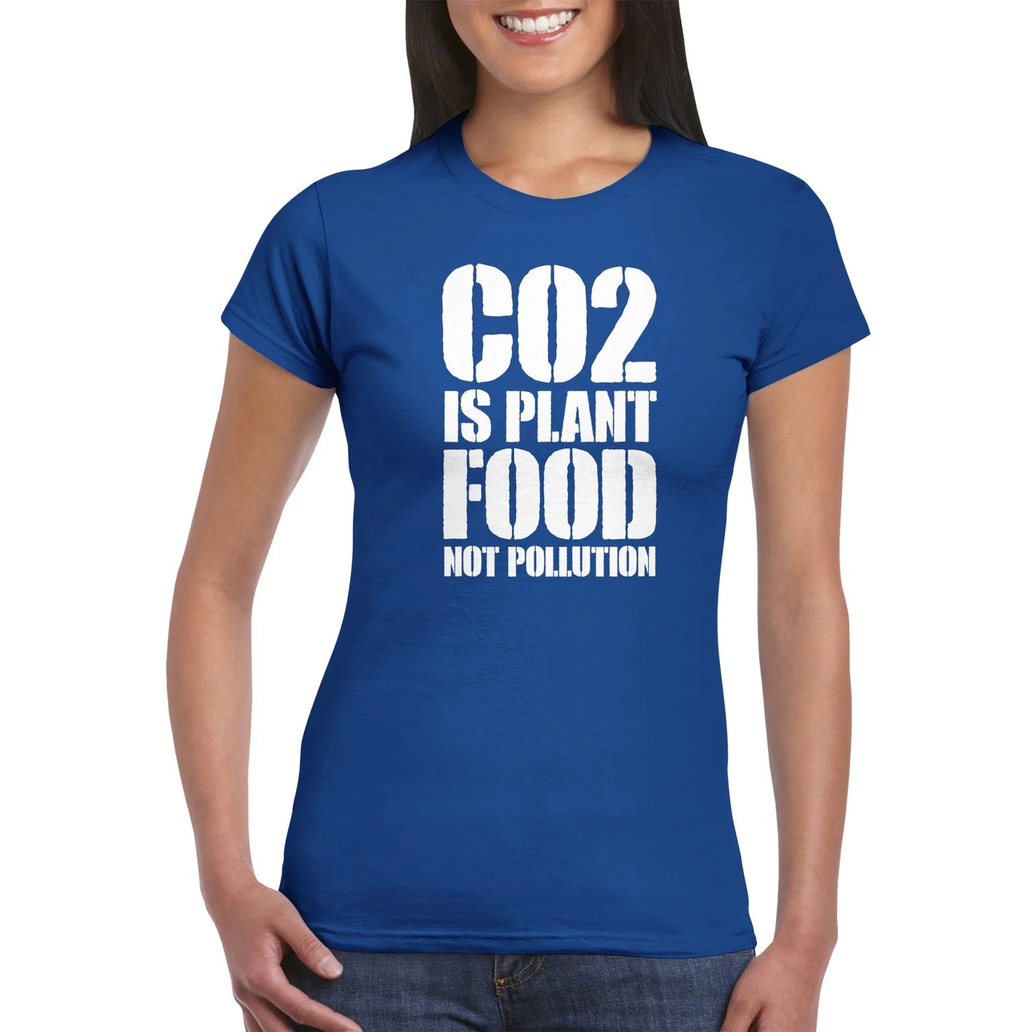 CO2 ist Pflanzennahrung, keine Umweltverschmutzung Damen T-Shirt