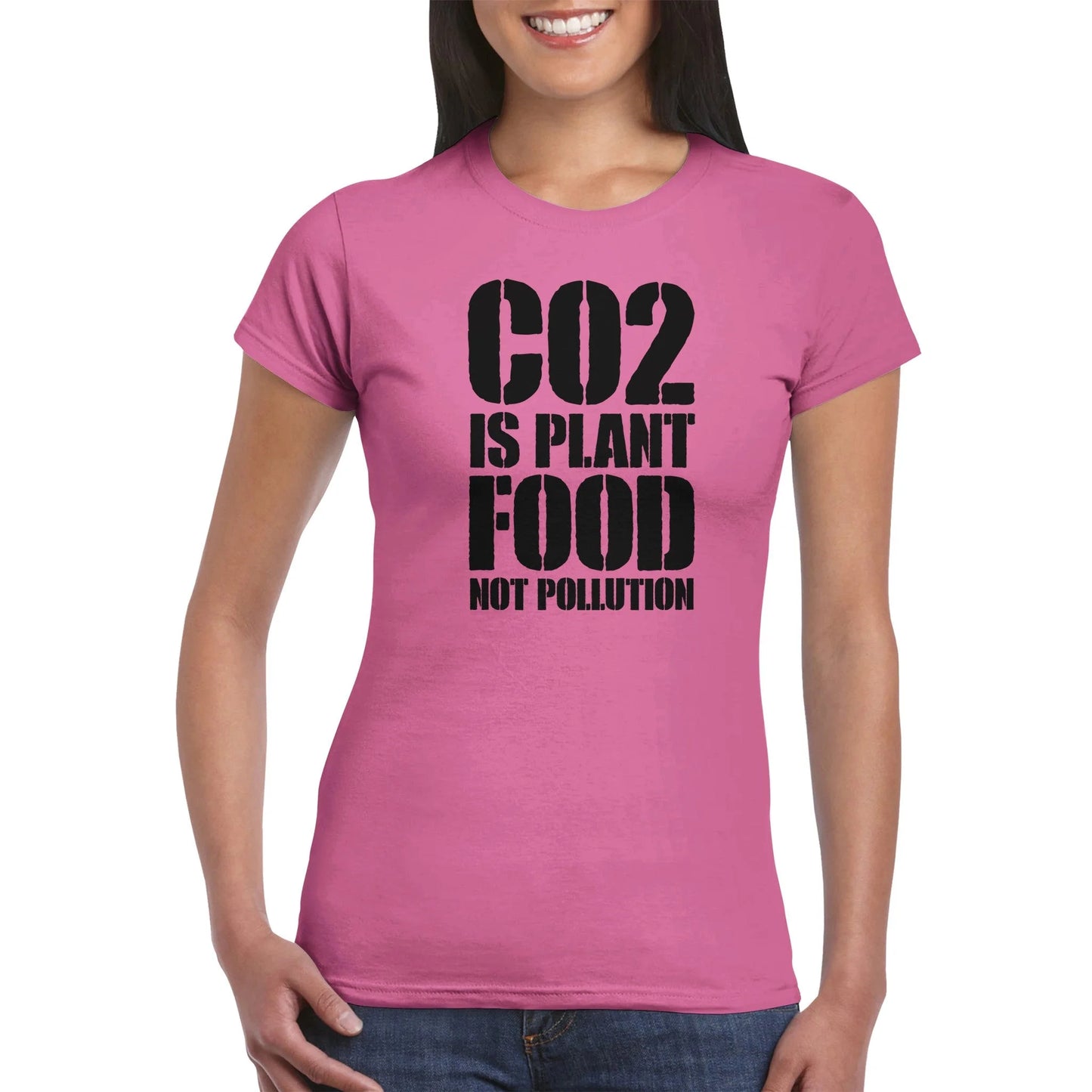 CO2 ist Pflanzennahrung, keine Umweltverschmutzung Damen T-Shirt