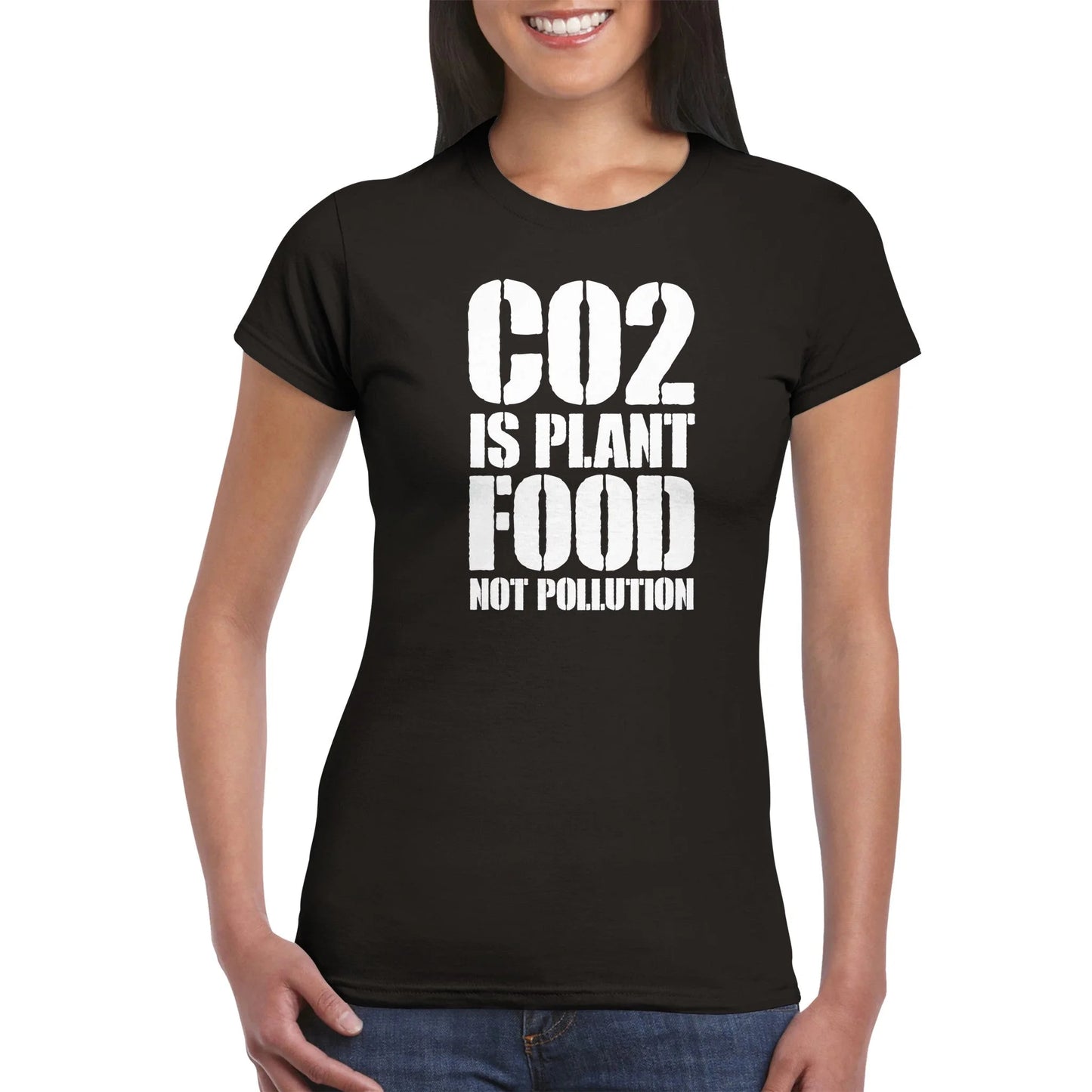 CO2 ist Pflanzennahrung, keine Umweltverschmutzung Damen T-Shirt