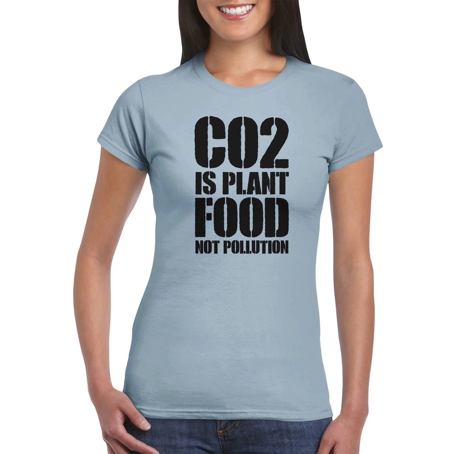 CO2 ist Pflanzennahrung, keine Umweltverschmutzung Damen T-Shirt