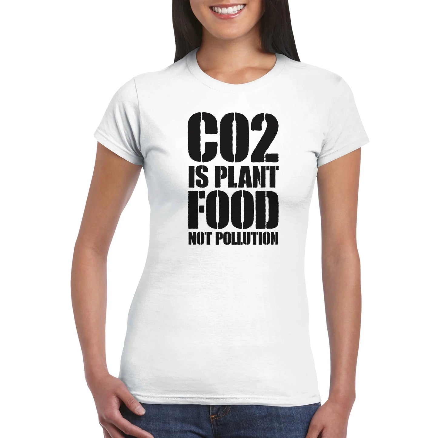 CO2 ist Pflanzennahrung, keine Umweltverschmutzung Damen T-Shirt