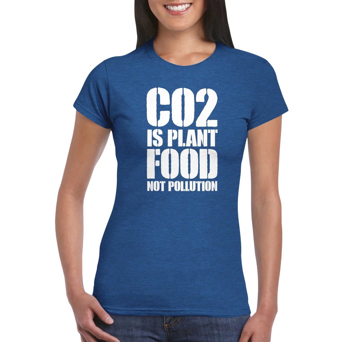 CO2 ist Pflanzennahrung, keine Umweltverschmutzung Damen T-Shirt