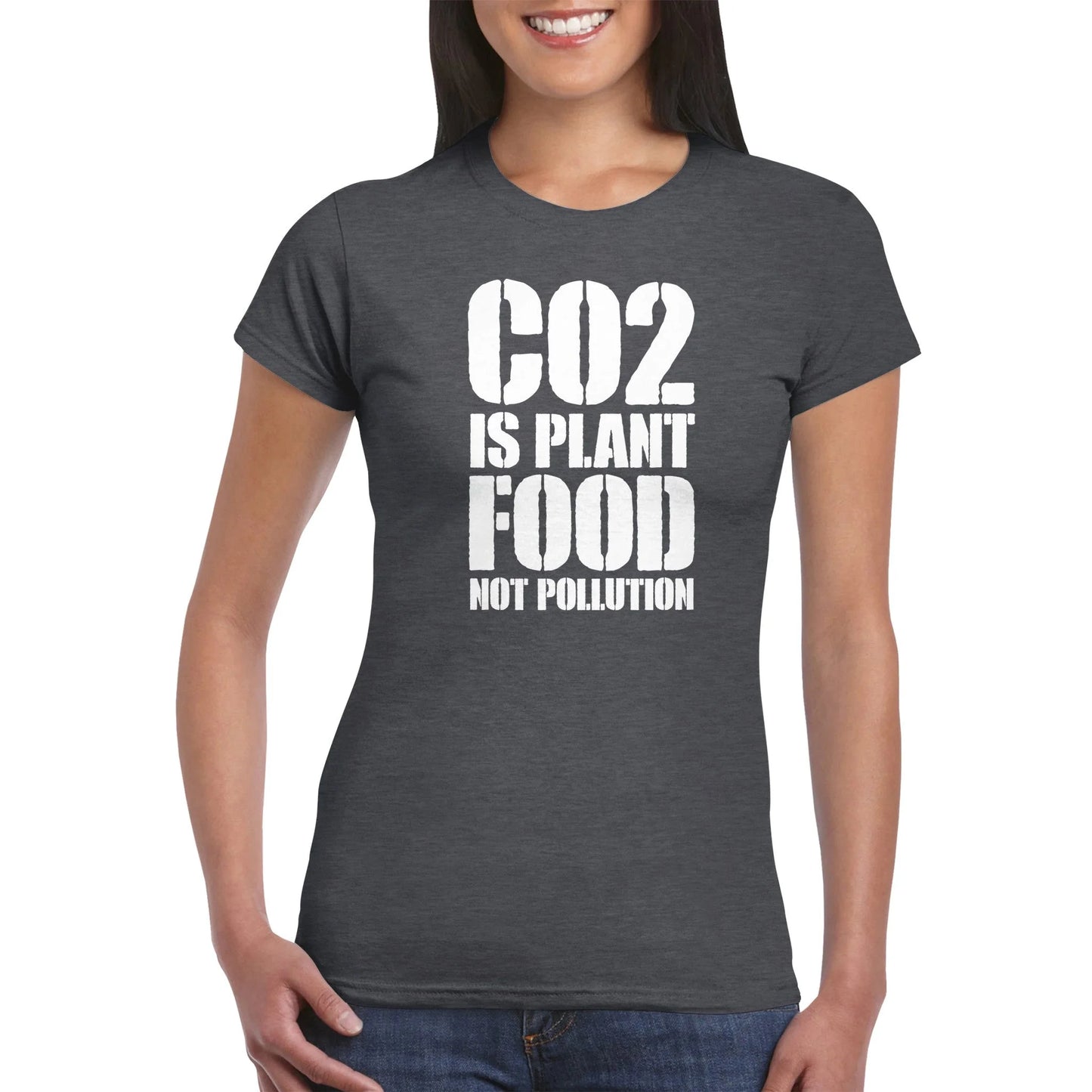 CO2 ist Pflanzennahrung, keine Umweltverschmutzung Damen T-Shirt
