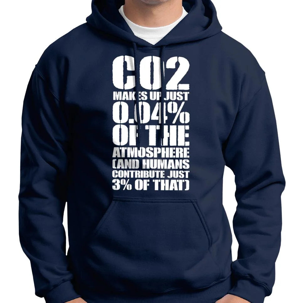 CO2 Makes Up Just 0.04% Of The Atmosphere Hoodie Wide Awake Clothing