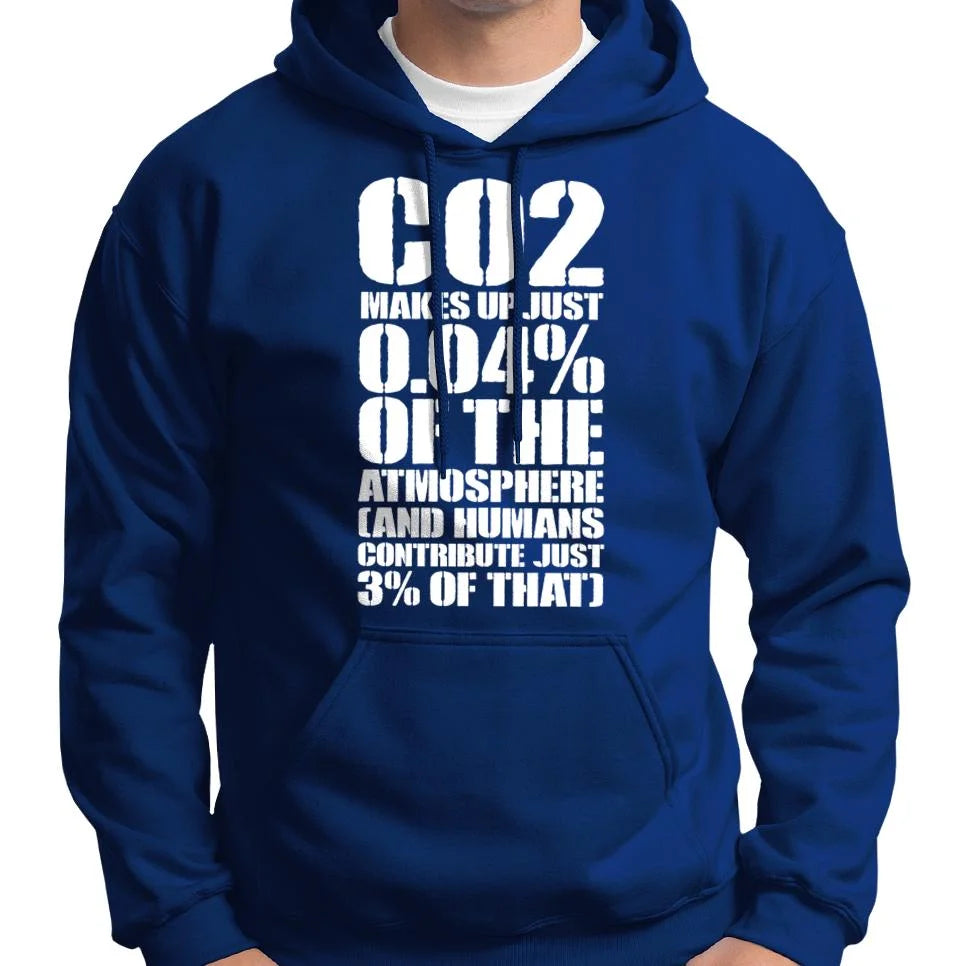 CO2 Makes Up Just 0.04% Of The Atmosphere Hoodie Wide Awake Clothing