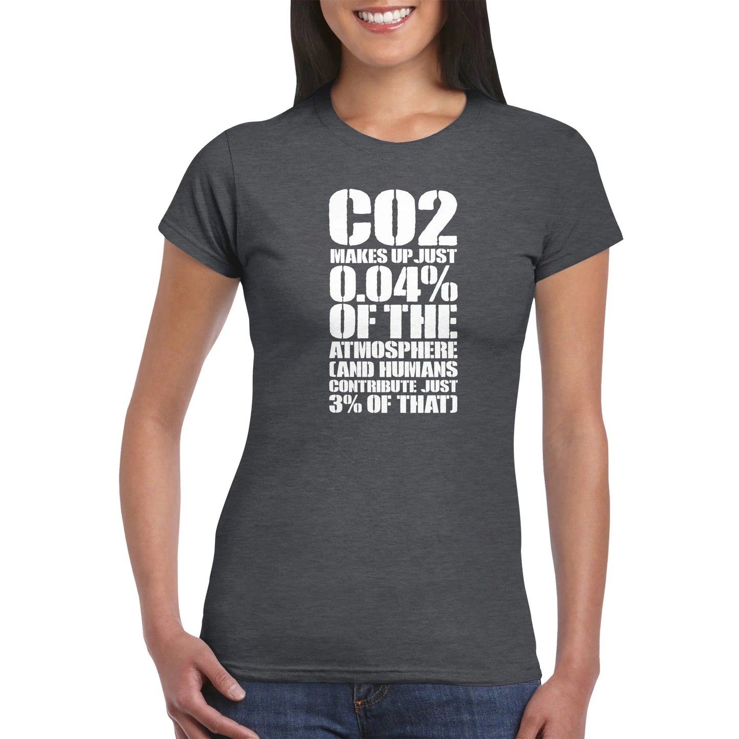CO2 Makes Up Just 0.04% Of The Atmosphere Women's T-Shirt