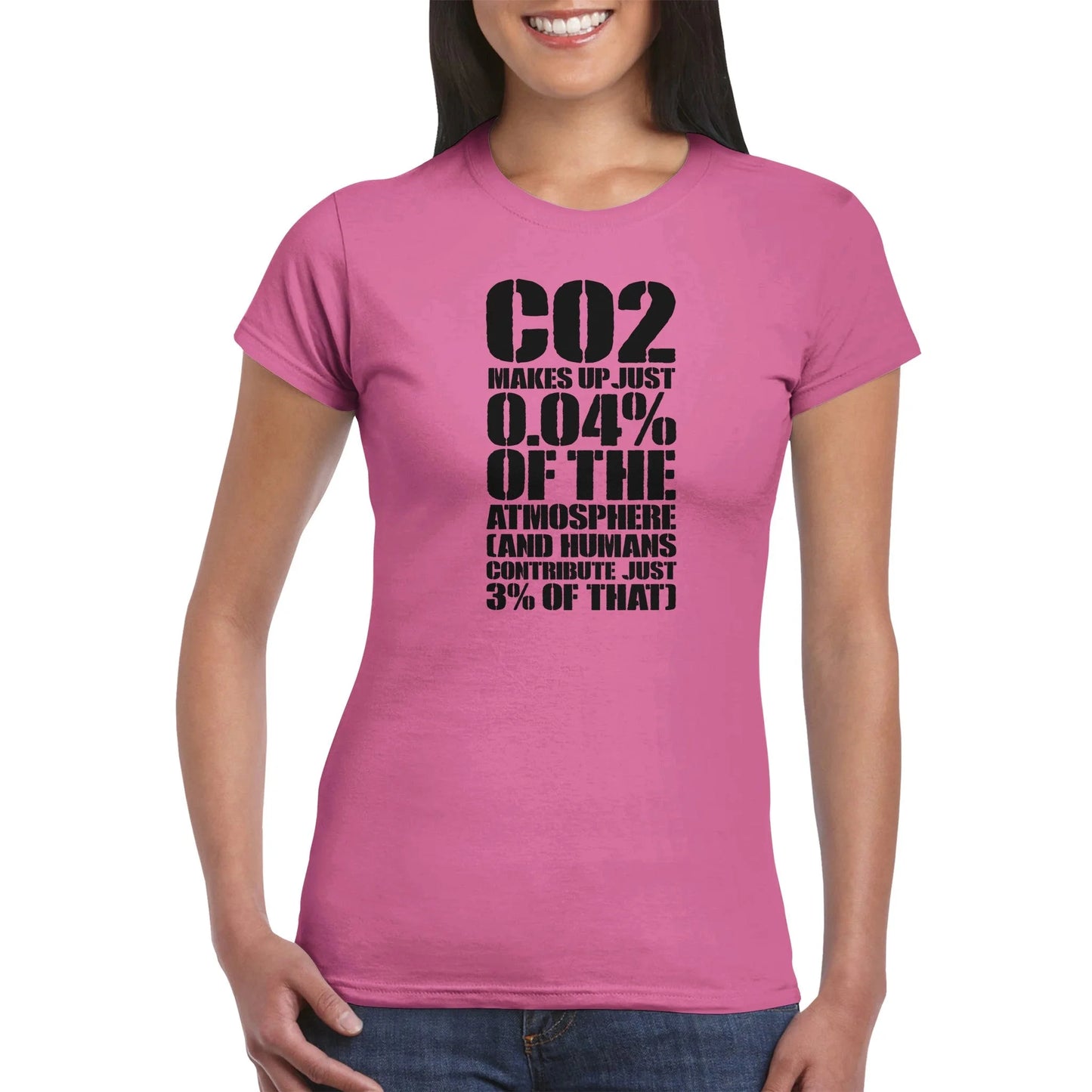 CO2 Makes Up Just 0.04% Of The Atmosphere Women's T-Shirt