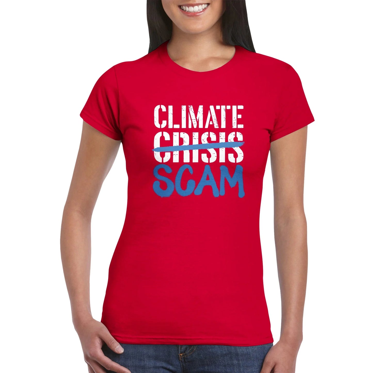 Climate Scam Women's T-Shirt