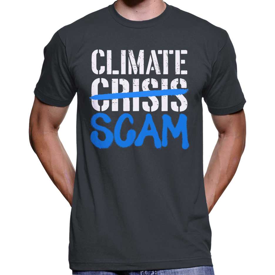 Climate Scam T-Shirt Wide Awake Clothing