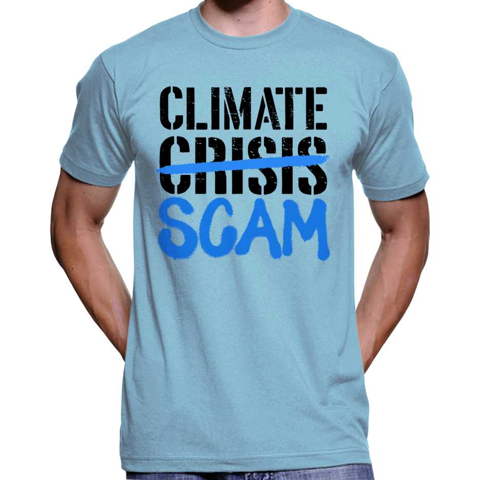 Climate Scam T-Shirt Wide Awake Clothing