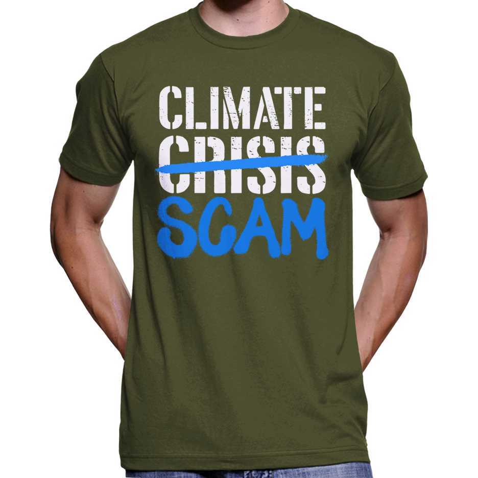 Climate Scam T-Shirt Wide Awake Clothing