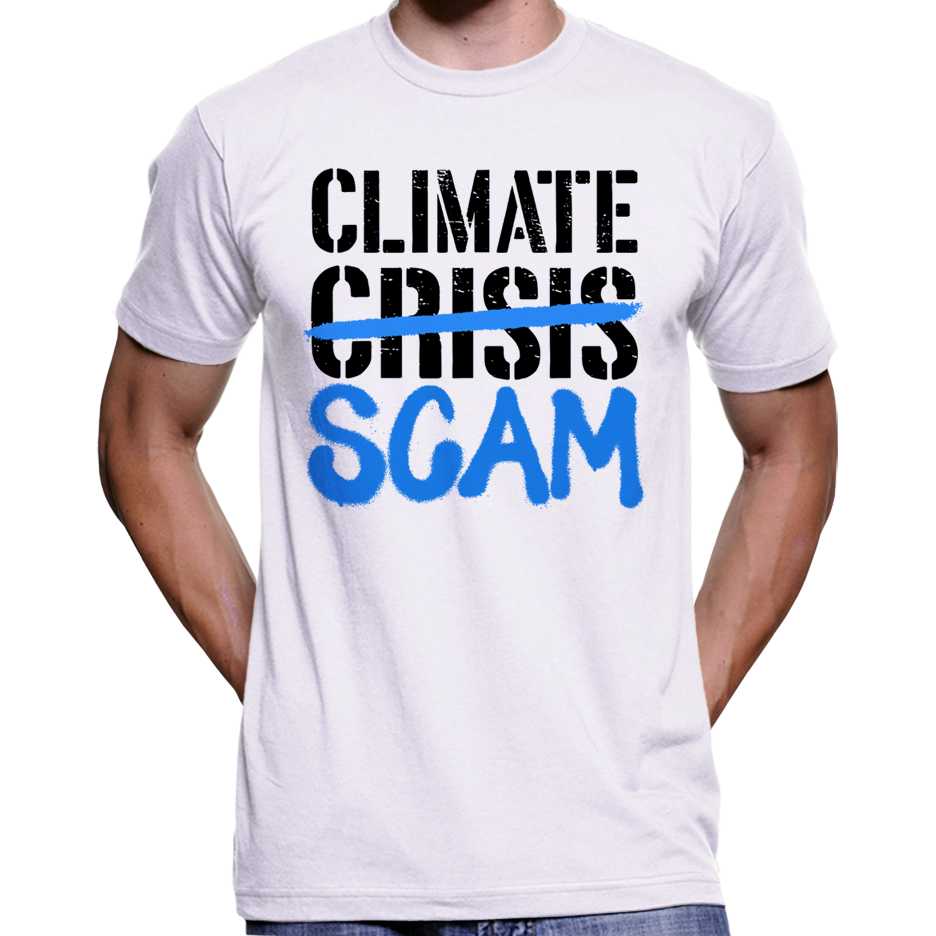 Climate Scam T-Shirt Wide Awake Clothing