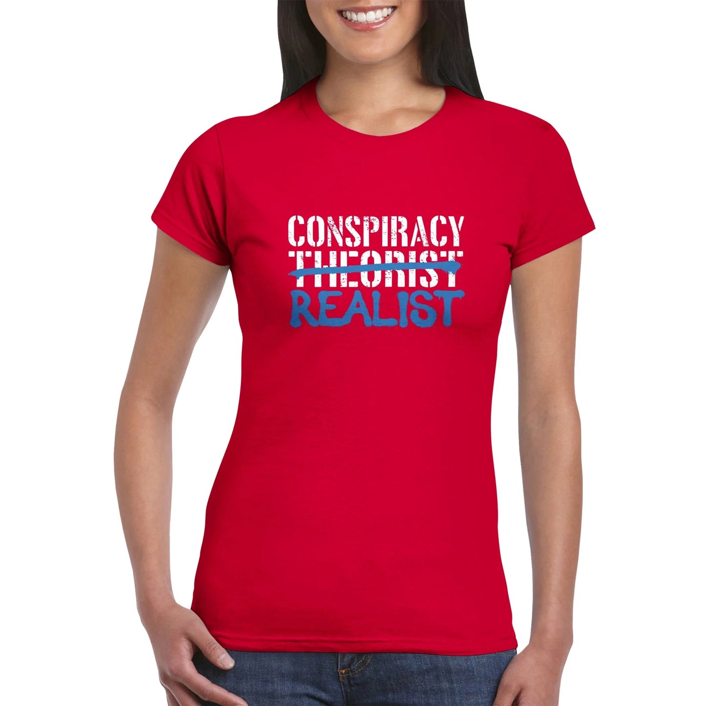 Verschwörung Realist Frauen T-Shirt