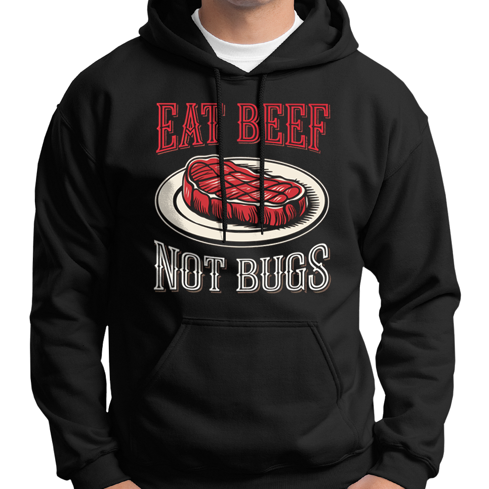 Eat Beef, Not Bugs Kapuzenjacke