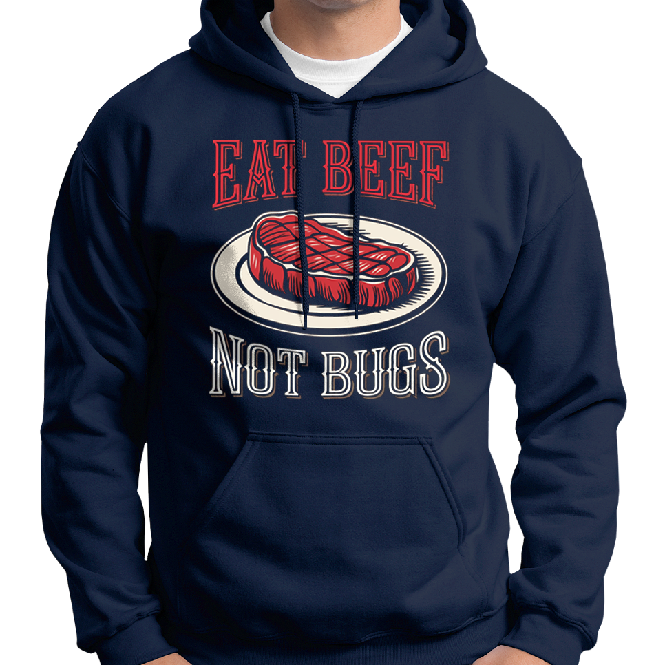 Eat Beef, Not Bugs Kapuzenjacke