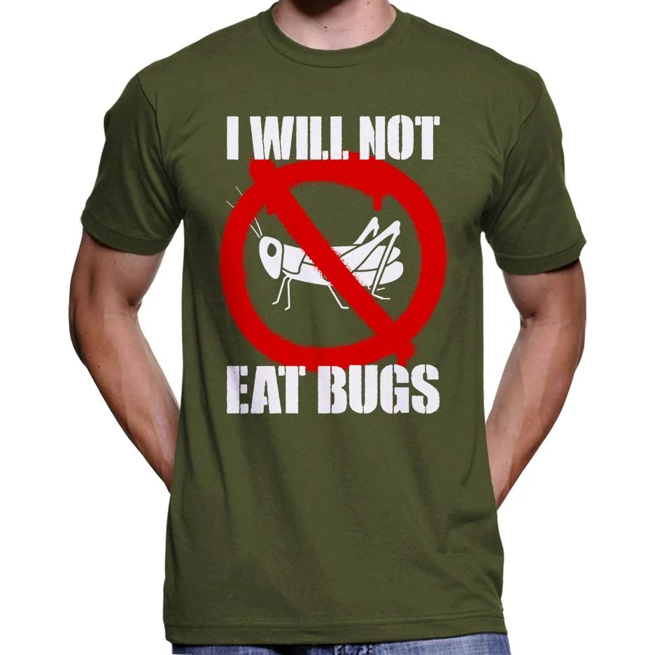 I Will Not Eat Bugs T-Shirt Wide Awake Clothing