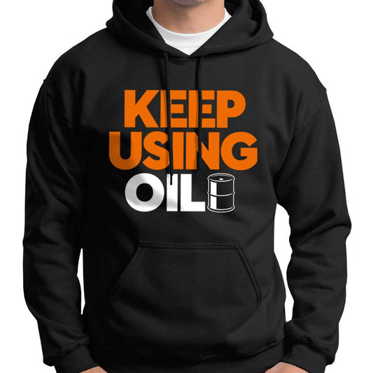 Keep Using Oil Hoodie Wide Awake Clothing