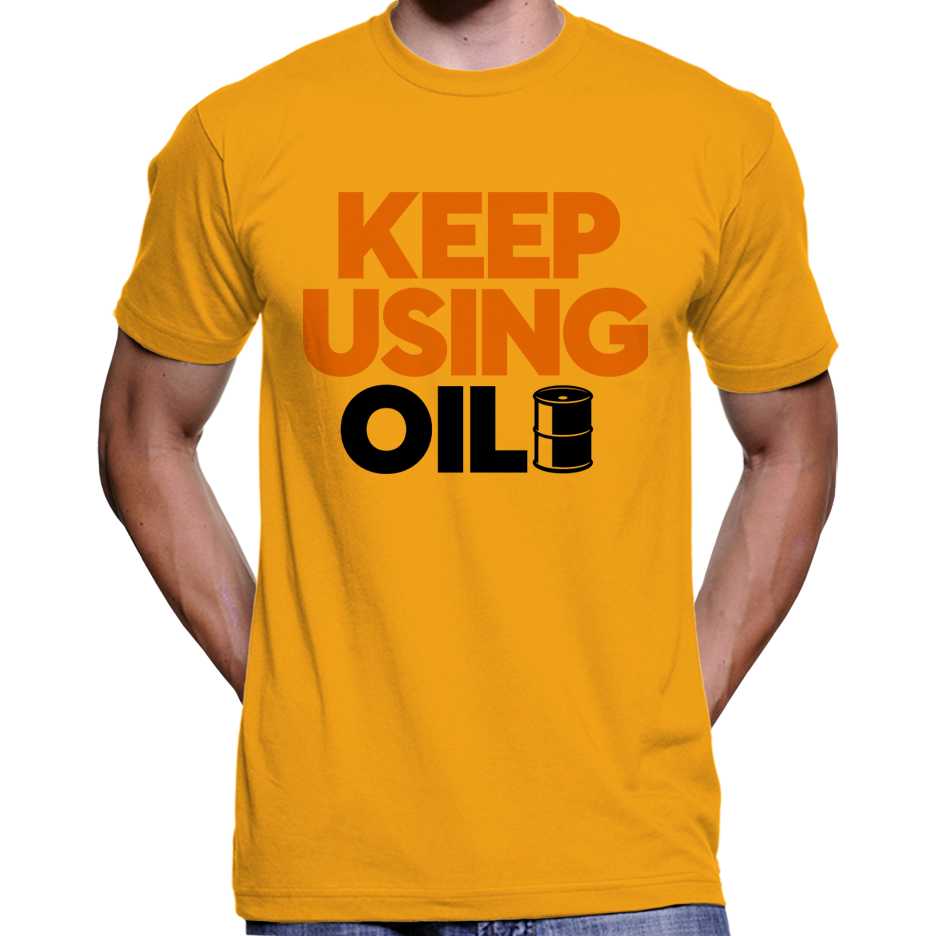 Keep Using Oil T-Shirt Wide Awake Clothing