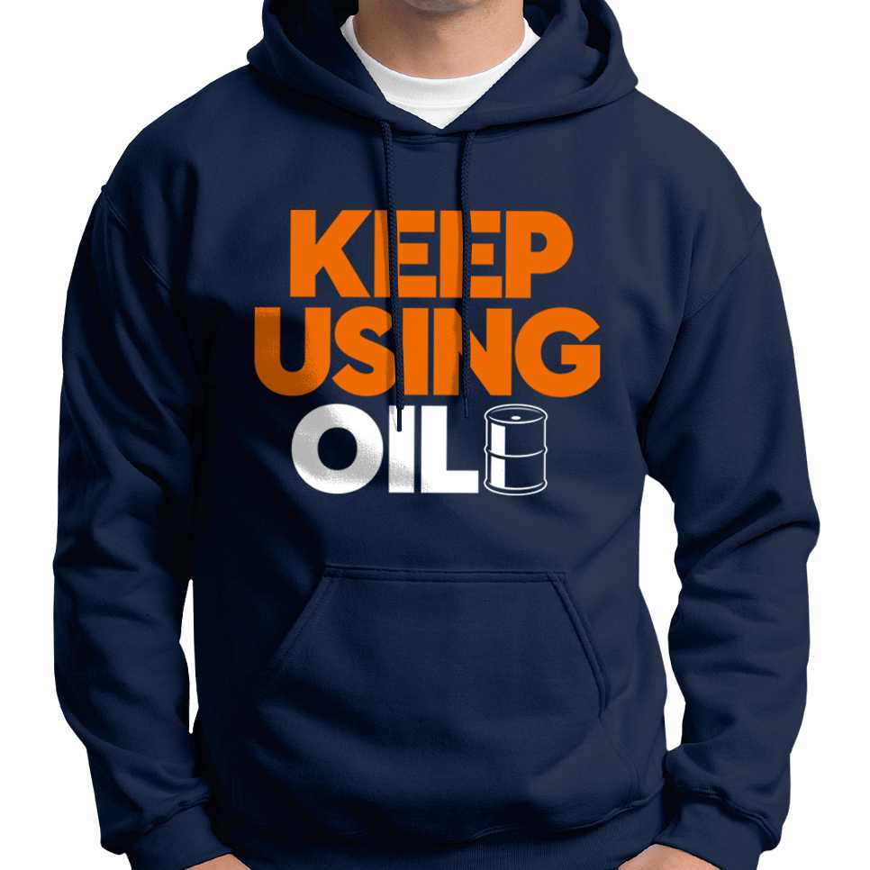 Keep Using Oil Hoodie Wide Awake Clothing