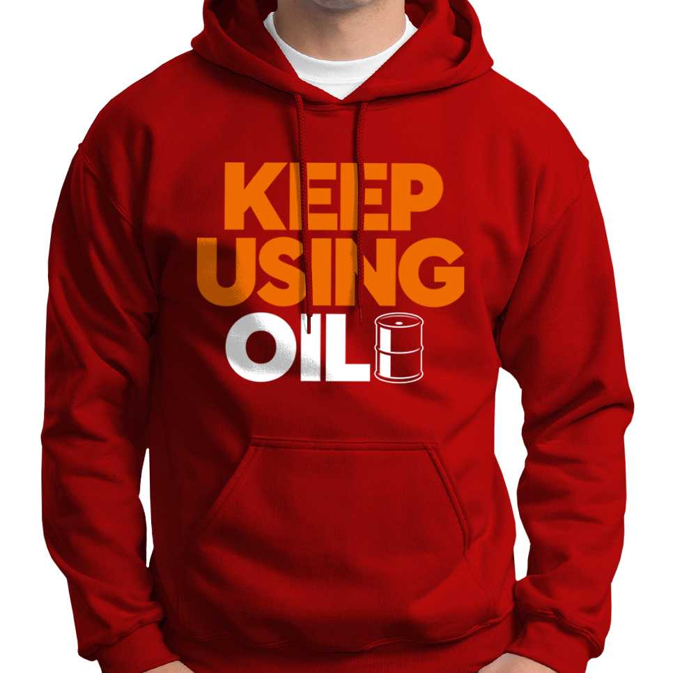 Keep Using Oil Hoodie Wide Awake Clothing