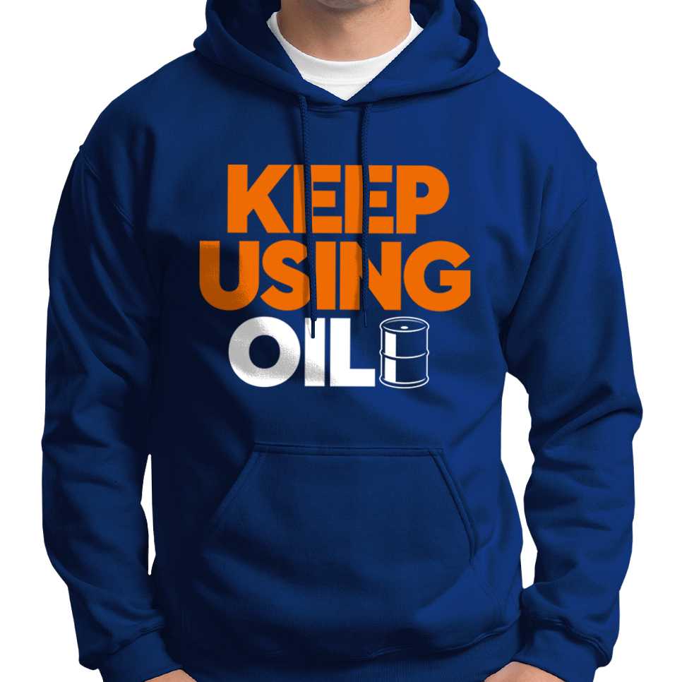 Keep Using Oil Hoodie Wide Awake Clothing