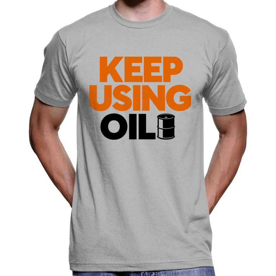 Keep Using Oil T-Shirt Wide Awake Clothing