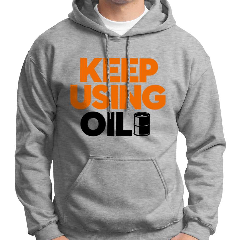 Keep Using Oil Hoodie Wide Awake Clothing