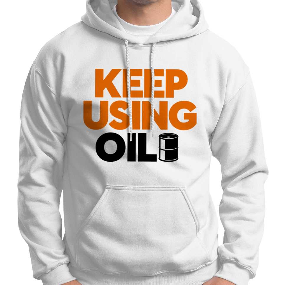 Keep Using Oil Hoodie Wide Awake Clothing