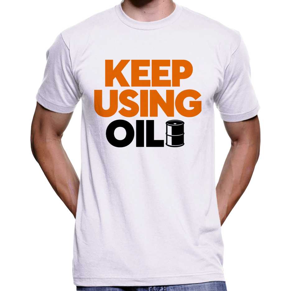 Keep Using Oil T-Shirt Wide Awake Clothing