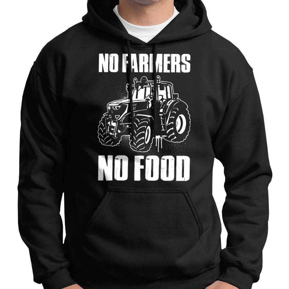 No Farmers No Food Hoodie Wide Awake Clothing