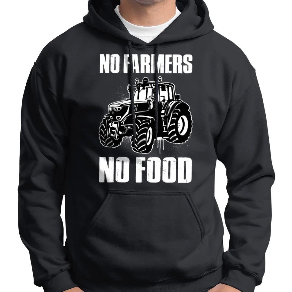 No Farmers No Food Hoodie Wide Awake Clothing