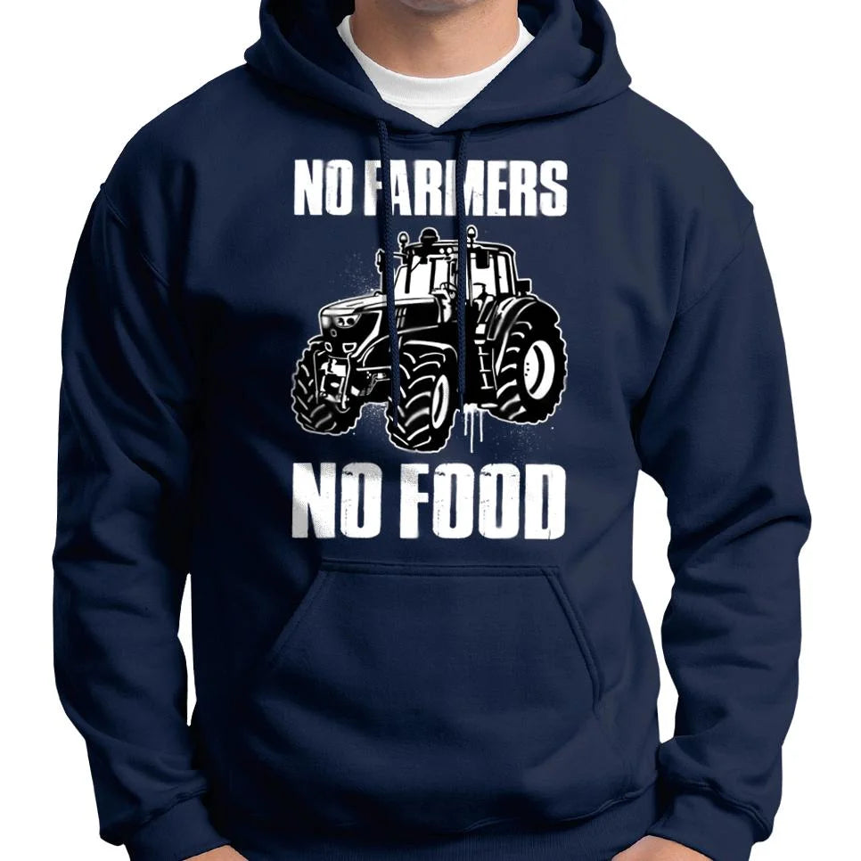 No Farmers No Food Hoodie Wide Awake Clothing