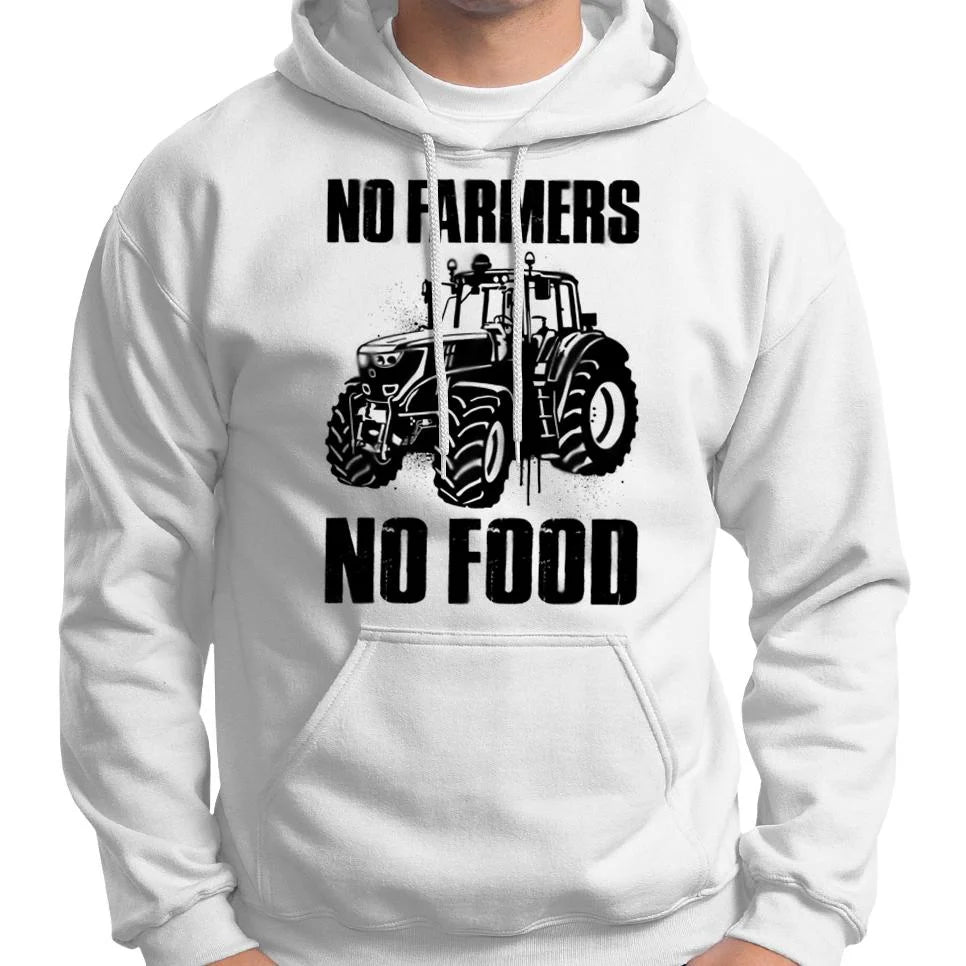 No Farmers No Food Hoodie Wide Awake Clothing