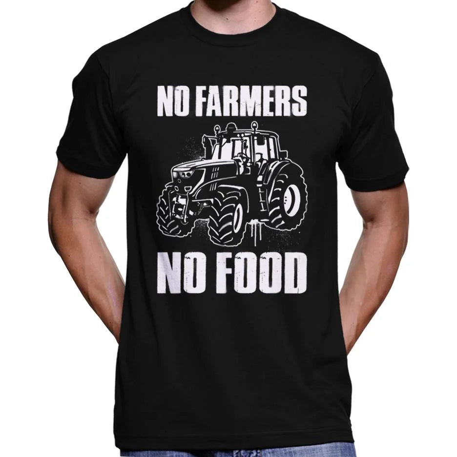 No Farmers No Food T-Shirt Wide Awake Clothing