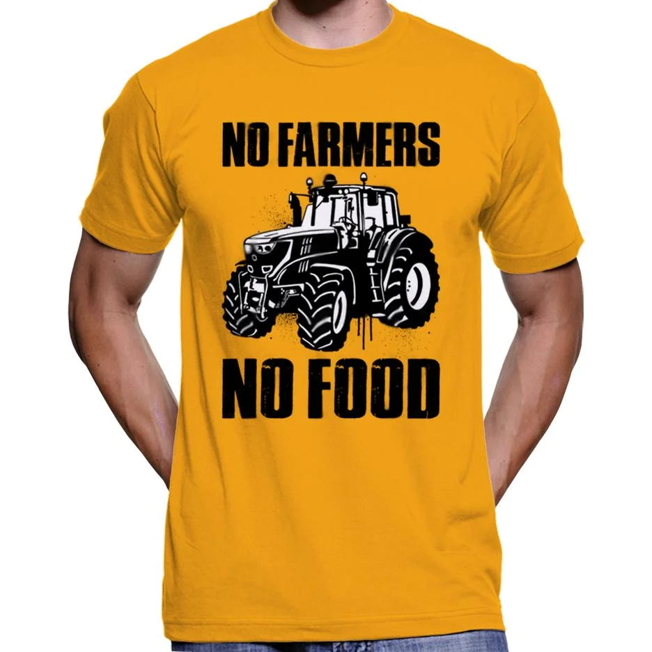No Farmers No Food T-Shirt Wide Awake Clothing