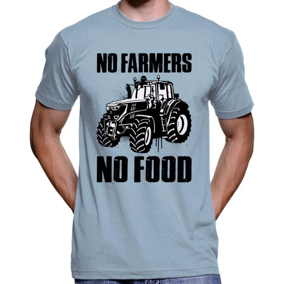 No Farmers No Food T-Shirt Wide Awake Clothing