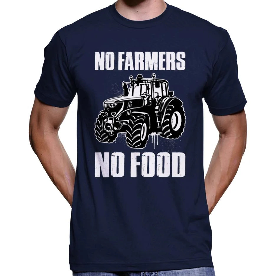 No Farmers No Food T-Shirt Wide Awake Clothing