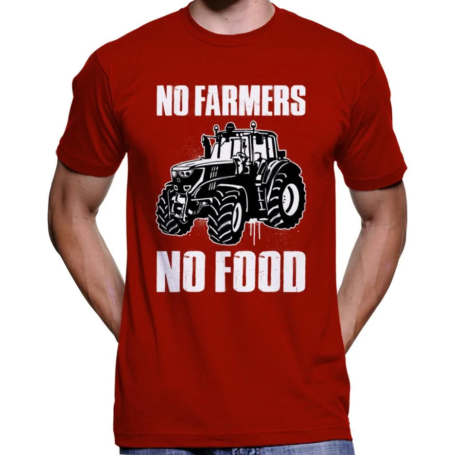 No Farmers No Food T-Shirt Wide Awake Clothing