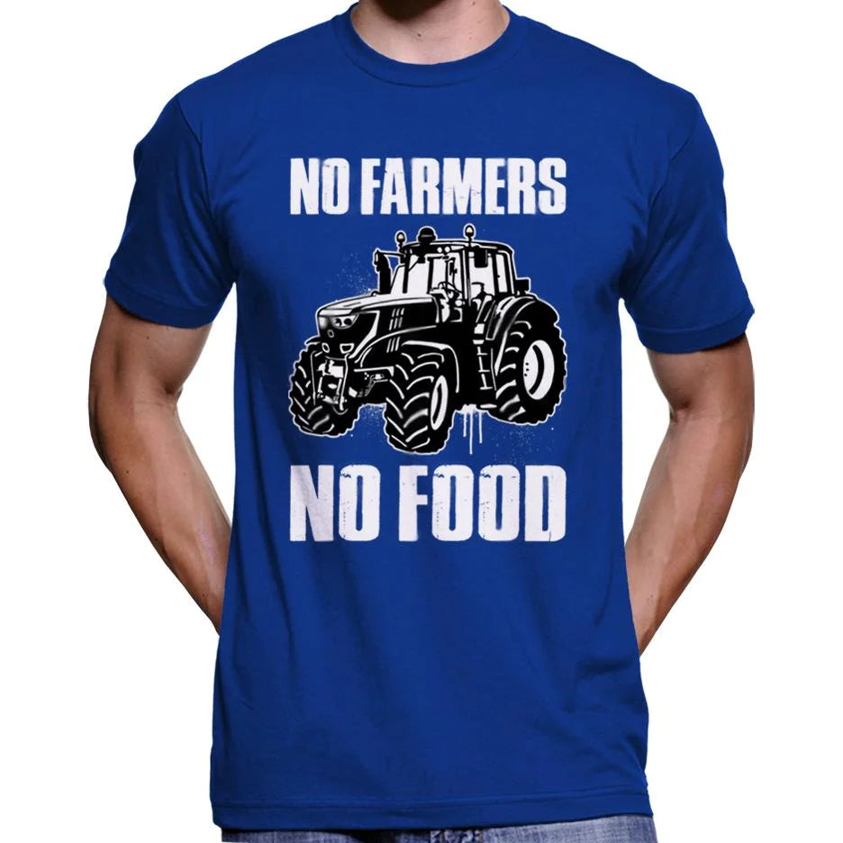 No Farmers No Food T-Shirt Wide Awake Clothing