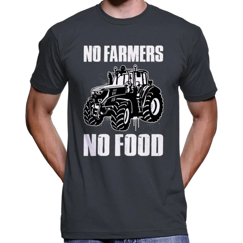 No Farmers No Food T-Shirt Wide Awake Clothing
