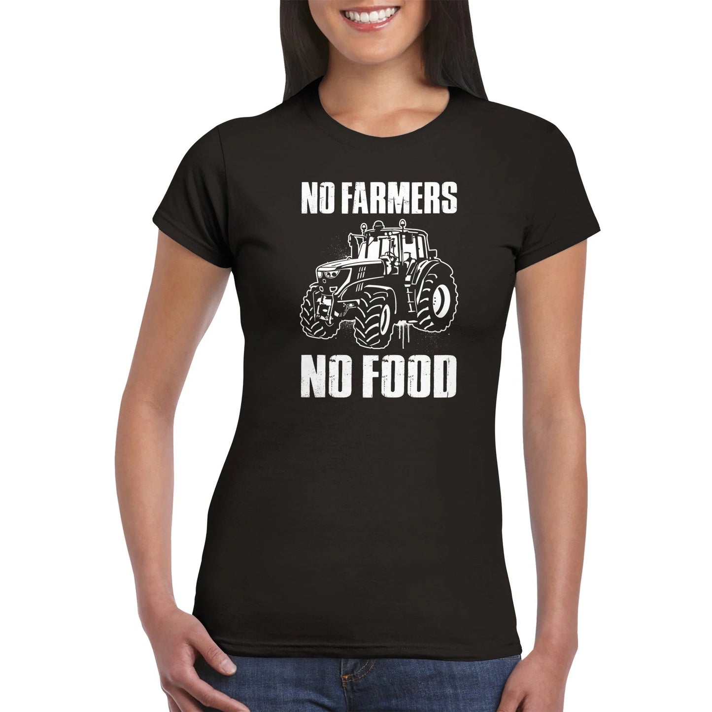 Keine Bauern, kein Essen, Damen T-Shirt