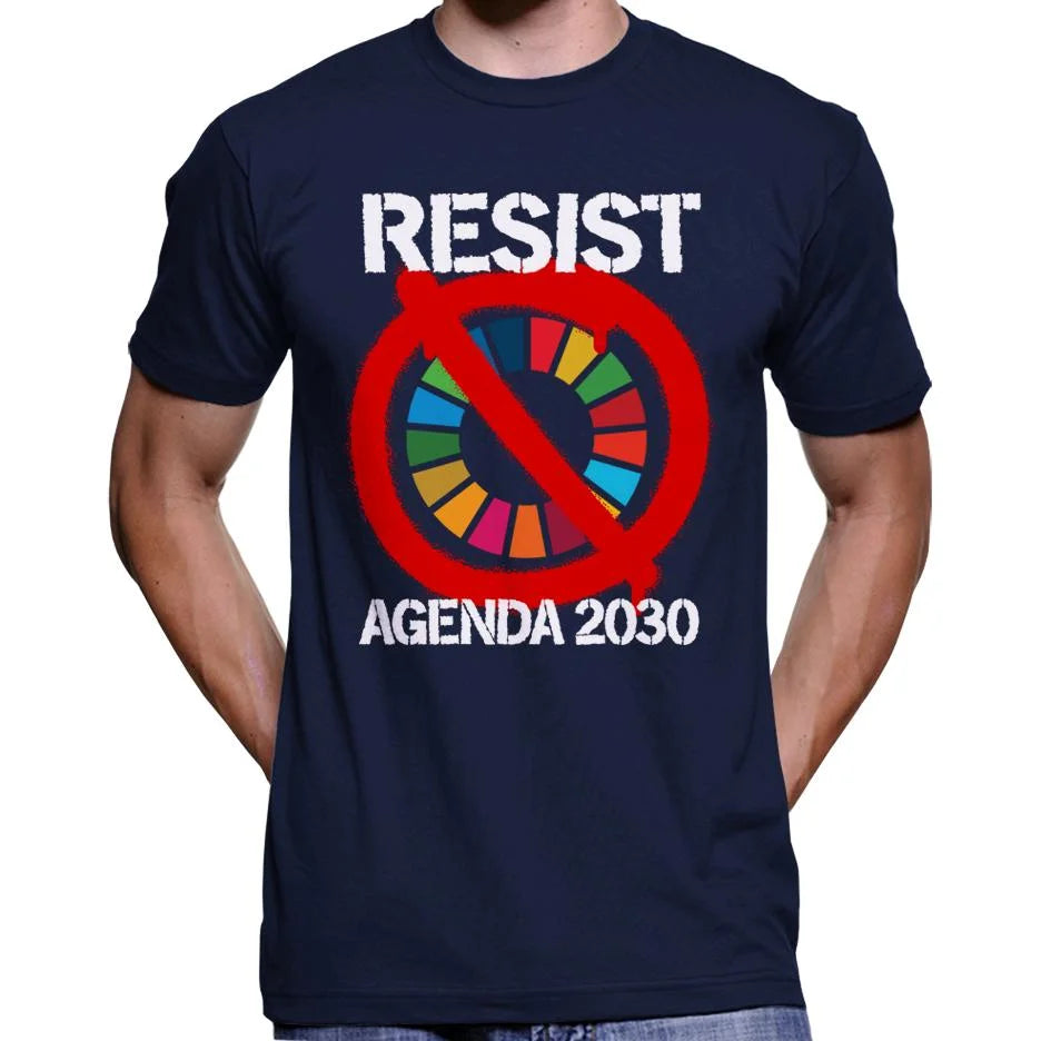 Resist Agenda 2030 T-Shirt Wide Awake Clothing