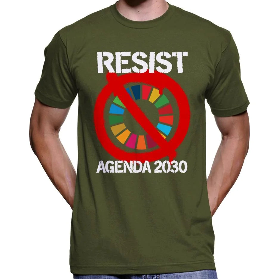 Resist Agenda 2030 T-Shirt Wide Awake Clothing